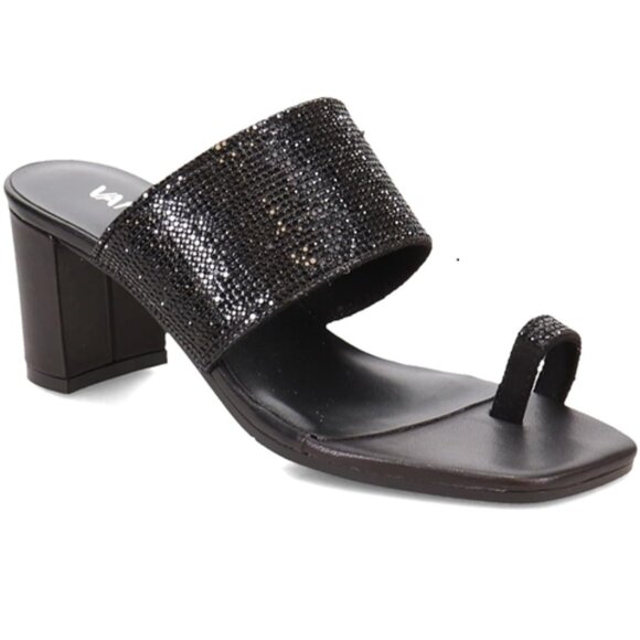Moos Rhinestone Toe Loop Sandals. Brand new in original box — never worn. - Picture 1 of 7